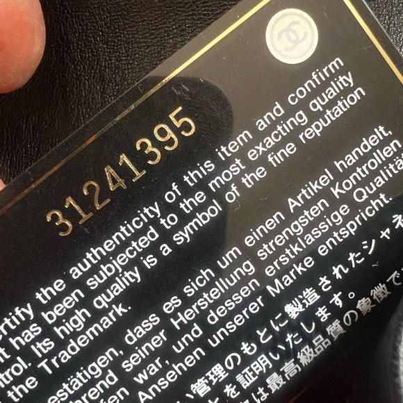 Chanel Crumpled Black Lambskin Quilted CC Links Top Handle Flap SMALL size - Picture 16 of 17